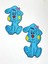 Ütü Ile Yapışan Bebek Battaniye Aplikesi / Bebek ve Çocuk Aplikesi / 2 Li Set 1
