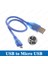 Yüksek Kalite USB Erkek To Micro USB Erkek Data/şarj Kablosu 50CM 2