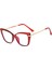 Kırmızı Zandor Vintage & Retro Gözlük 1