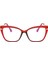 Kırmızı Zandor Vintage & Retro Gözlük 2