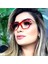 Kırmızı Zidora Mavi Işık Korumalı Vintage & Retro Gözlük 3