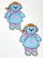 Ütü Ile Yapışan Bebek Battaniye Aplikesi / Bebek ve Çocuk Aplikesi / 2 Li Set 1