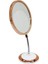 Makyaj Ayna Oval Spiralli Esnek Gövdeli Çift Taraflı Büyüteçli Ayna 14.5X17.5X31CM (4172) 1