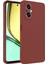 Realme 12 Lite Kılıf First Silikon - Bordo Nrmsa 1