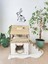 Ahşap İki Katlı Kedi Kalesi │ Modern Tavşan Mobilyası │ Ahşap Evcil Hayvan Evi │ QPR DESIGN 1