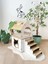 Ahşap İki Katlı Kedi Kalesi │ Modern Tavşan Mobilyası │ Ahşap Evcil Hayvan Evi │ QPR DESIGN 2