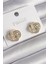 Pirinç Gold Renk Zirkon Taşlı Çiçek Model Kadın Küpe - TJ-BKP9983 1