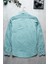 Erkek Tailored Fit Uzun Kol Logo Nakışlı Yıkamalı Pamuk Keten Gömlek Lindy Ls B01.251.709 - Yeşil 5