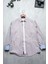 Erkek Tailored Fit Uzun Kol Logo Nakışlı Yıkamalı Pamuk Keten Gömlek Lindy Ls B01.251.709 - Karamel 1