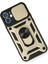 Iphone 12 Mini Kılıf Pars Lens Yüzüklü Silikon - Gold Yktsn 3