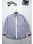 Erkek Tailored Fit Uzun Kol Logo Nakışlı Yıkamalı Pamuk Keten Gömlek Lindy Ls B01.251.709 - Gri 1