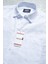 Erkek Comfort Fit Kısa Kol Tek Cepli Yıkamalı Pamuk Keten Gömlek Lunas Ss B01.251.609 - Beyaz 2