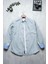 Erkek Tailored Fit Uzun Kol Logo Nakışlı Yıkamalı Pamuk Keten Gömlek Lindy Ls B01.251.709 - Haki 1