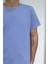 Fistan Store Erkek Düz Spor Kesim Dar Kalıp Bisiklet Yaka Battal T-Shirt 2