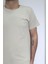 Fistan Store Erkek Düz Spor Kesim Dar Kalıp Bisiklet Yaka Battal T-Shirt 2