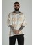 Sarı Nakış Işlemeli Oversize T-Shirt 3