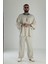Oversize Bej Keten Takım 3