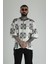 Siyah Nakış Işlemeli Oversize T-Shirt 3