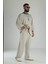 Oversize Bej Keten Takım 1