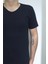 Fistan Store Erkek Düz Spor Kesim Dar Kalıp V - Yaka T-Shirt 2
