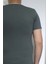 Fistan Store Erkek Düz Spor Kesim Dar Kalıp V - Yaka T-Shirt 4