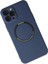 Iphone 12 Pro Kılıf Jack Magneticsafe Lens Silikon - Lacivert Yktsn 3