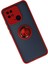 Xiaomi Poco C40 Kılıf Montreal Yüzüklü Silikon Kapak - Kırmızı Yktsn 2