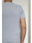 Fistan Store Erkek Düz Spor Kesim Dar Kalıp Bisiklet Yaka T-Shirt 4