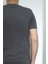 Fistan Store Erkek Düz Spor Kesim Dar Kalıp Bisiklet Yaka T-Shirt 4