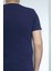 Fistan Store Erkek Düz Spor Kesim Dar Kalıp Bisiklet Yaka T-Shirt 4