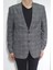 Moda Fistan Store Erkek Gri Kırçıllı Klasik Kesim Rahat Kalıp Çift Düğmeli 6 Drop Blazer Ceket 2