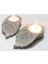 12cm Yaprak Tealight Mumluk Silikon Kalıp K-364, Kokulu Taş Sabun Alçı Mum Kalıbı 4