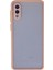 Samsung Galaxy A02 Kılıf Montreal Silikon Kapak - Pembe Yktsn 1
