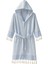 Kapşonlu Unisex Peştamal Plaj Bornozu %100 Pamuklu Marelina Mavi 1