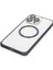 Iphone 14 Pro Kılıf Metal Bumper Magneticsafe Kapak - Derin Mor Yktsn 5