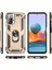 Xiaomi Redmi Note 10 Pro Kılıf Sofya Yüzüklü Silikon Kapak - Gold Yktsn 3