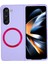 Samsung Galaxy Z Fold 5 Kılıf Mata Fold Kapak - Lila Yktsn 1