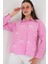 Fiyonk Detay Gömlek 20311 - Pembe 1