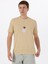 Bisiklet Yaka Düz Bej Erkek T-Shirt 50530683_DILESSES 10266462 01 1