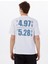 Bisiklet Yaka Beyaz Erkek T-Shirt Te_numbers 5