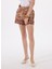 Normal Bel Rahat Bordo Kadın Şort Onllou Lıfe Emb Loose Shorts Wvn 2