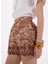 Normal Bel Rahat Bordo Kadın Şort Onllou Lıfe Emb Loose Shorts Wvn 4