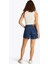 Yüksek Bel Mom Fit Indigo Kadın Denim Şort WW0WW443851A4 4