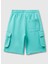 Normal Bel Regular Fit Mint Erkek Çocuk Şort 39DJC902N 3