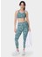 SB5400A-13071 Power Workout Leggıng Mavi Regular Fit Desenli Kadın Tayt 1