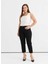 Normal Bel Normal Siyah Kadın Pantolon 25YSL5388-BB 2