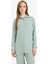 Relax Fit Basic Düz Uzun Kollu Gömlek Tunik D2991AX24AU 3