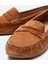 01AYH306650A370 KADIN Süet Deri Taba Günlük Loafer 3