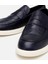 02AYH305440A680 ERKEK Deri Lacivert Ultra Hafif Tabanlı Klasik Loafer 3