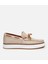 02AYH303050A310 ERKEK Deri Bej Bağcık Detaylı Loafer 1
